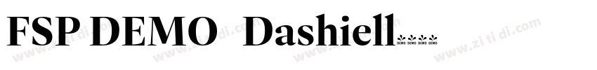 FSP DEMO   Dashiell字体转换